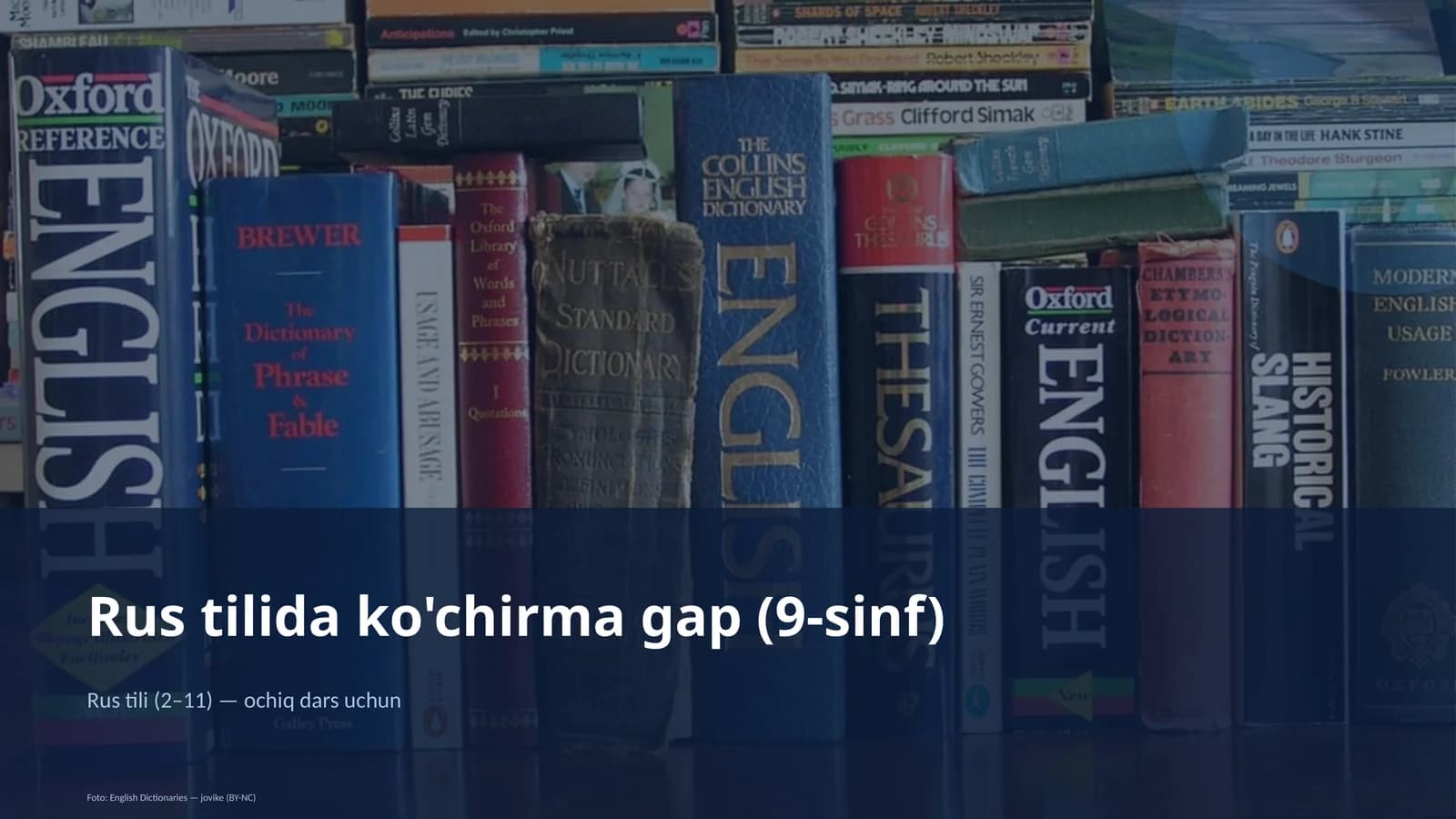 Rus tilida ko'chirma gap (9-sinf)