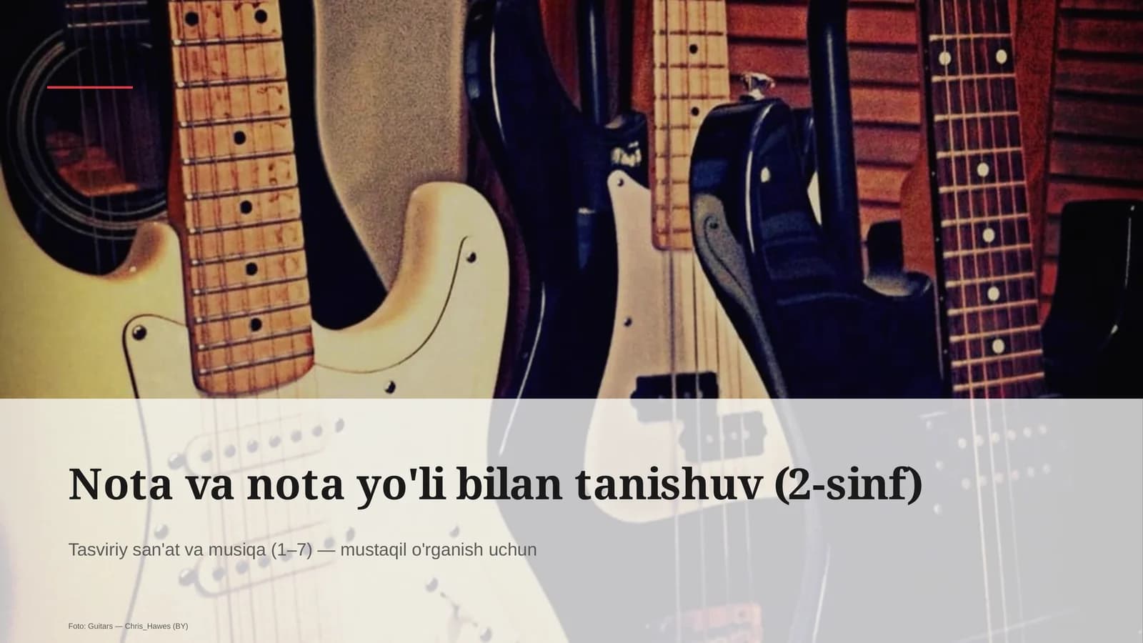 Tasviriy san'at va musiqa (1–7)