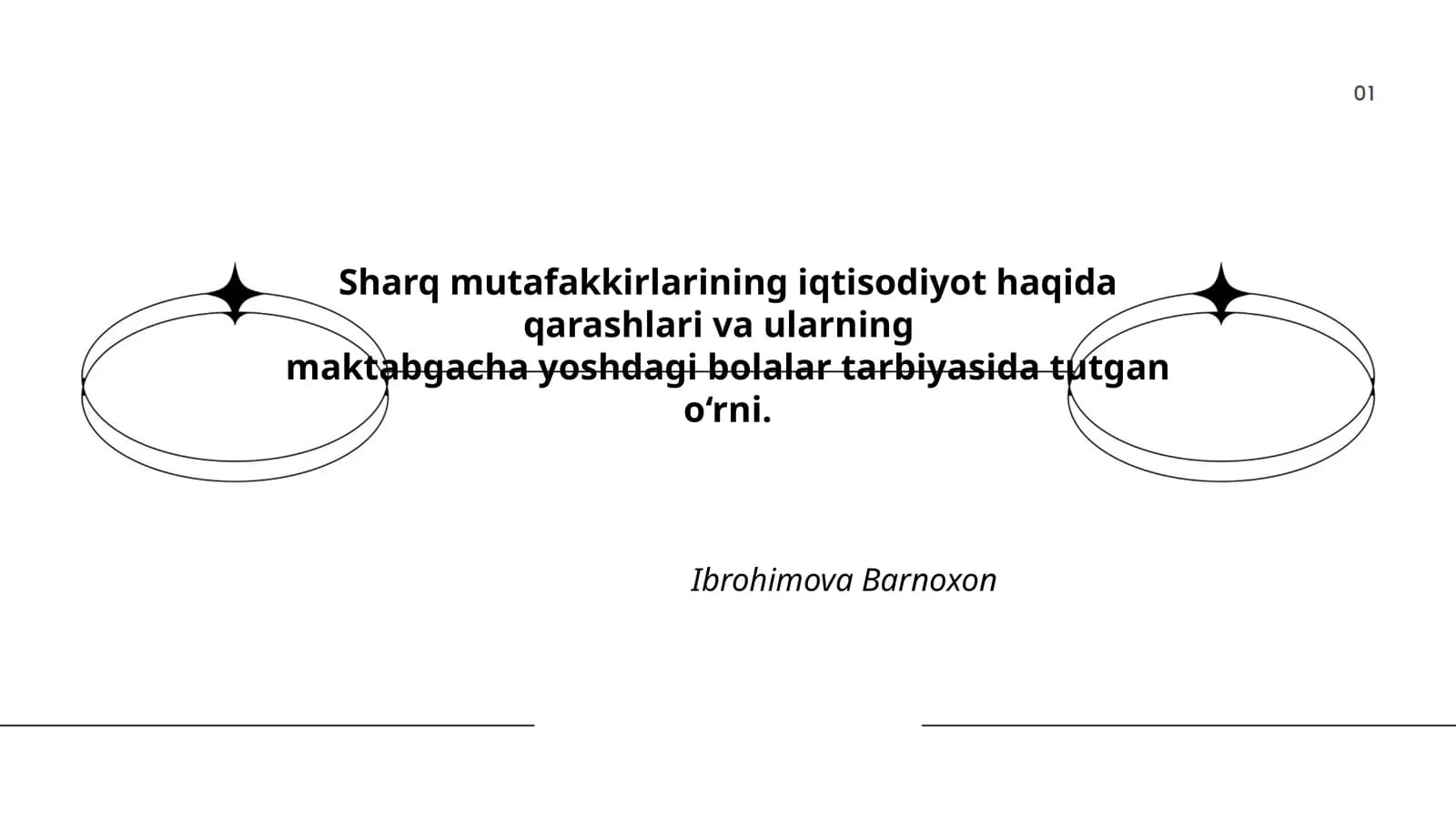 Sharq mutafakkirlarining iqtisodiyot haqida qarashlari