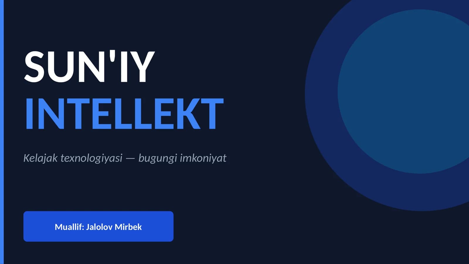 SUN'IY INTELLEKT22