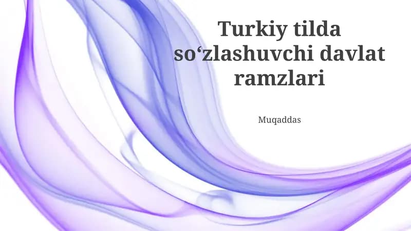 Turkiyaning ramzlari