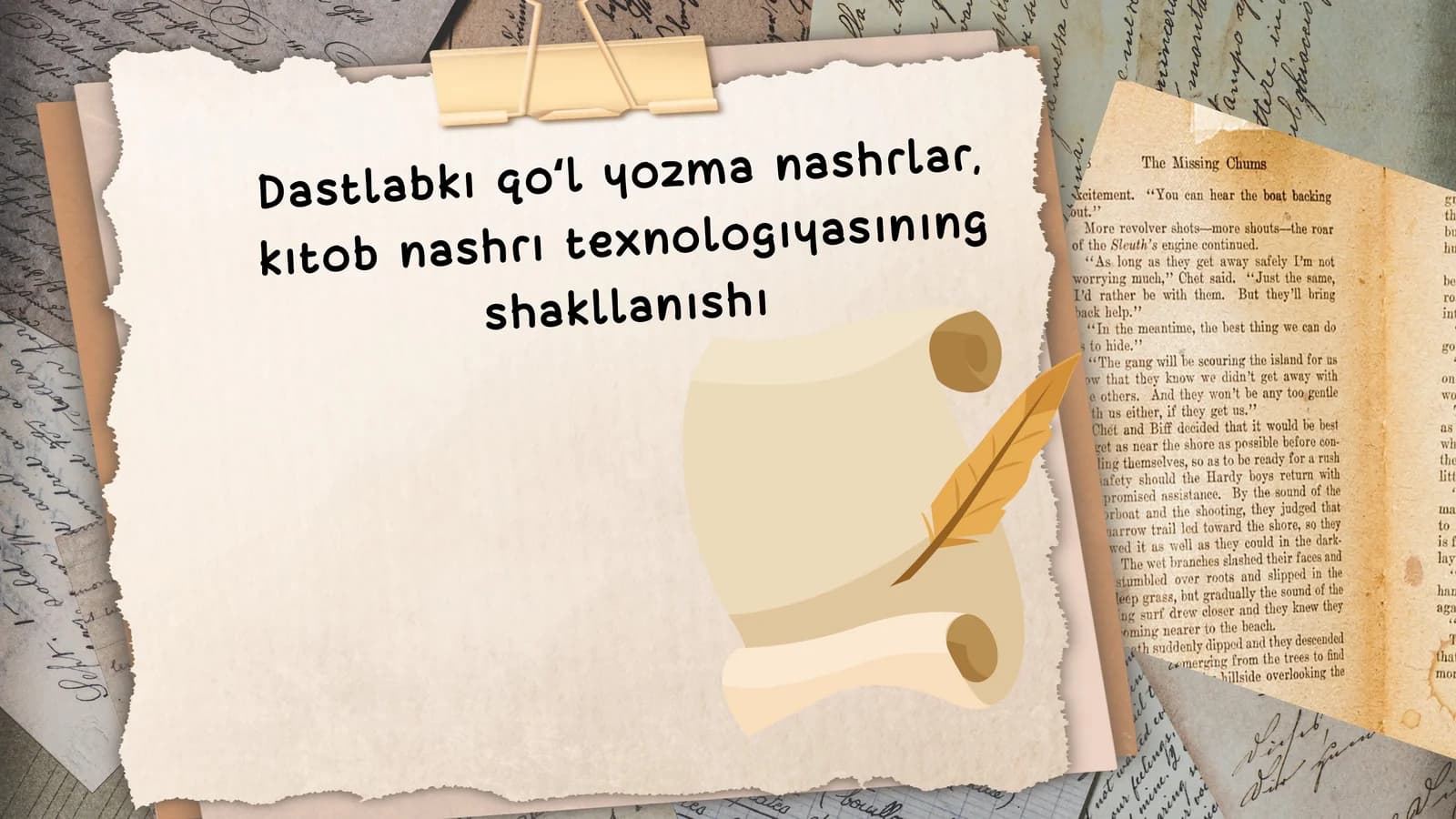 Dastlabki qoʻl yozma nashrlar, kitob nashri texnologiyasining shakllanishi