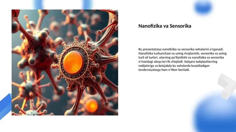Nanofizika va Sensorika