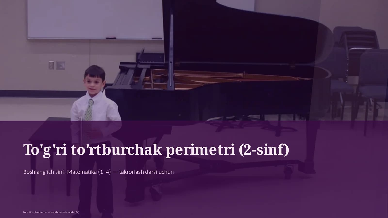 To'g'ri to'rtburchak perimetri (2-sinf)