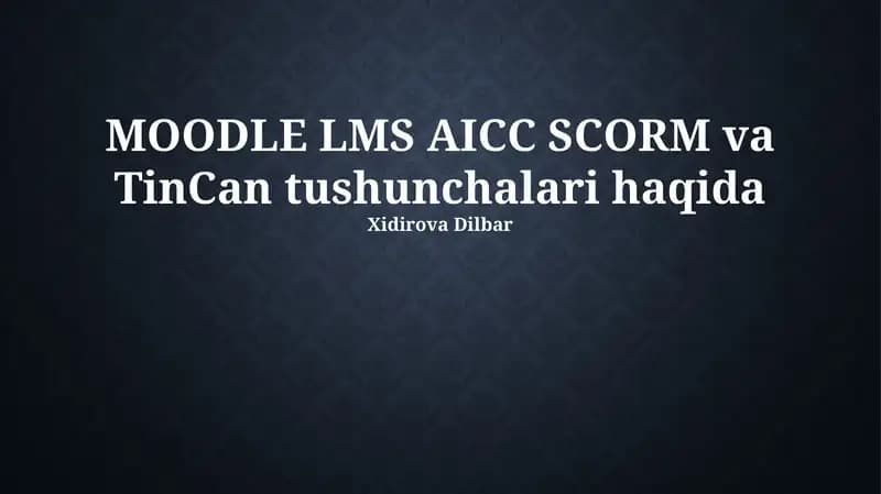MOODLE LMS