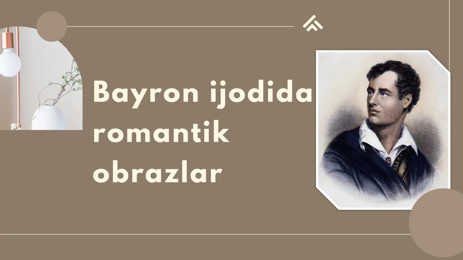 Bayron ijodida romantik obrazlar