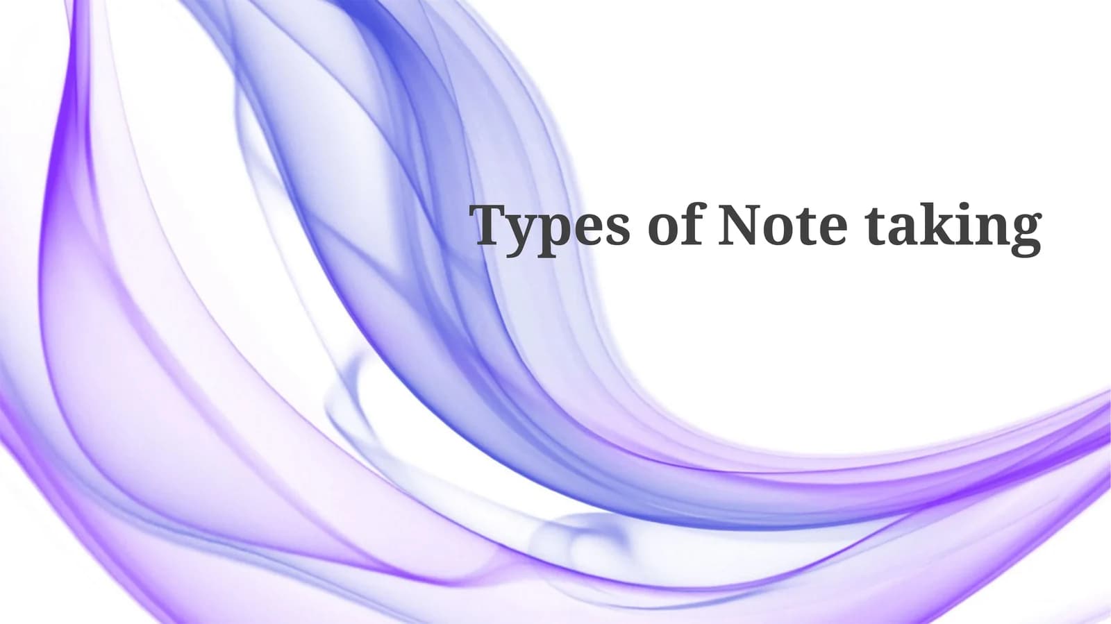 Mind Mapping Note Taking