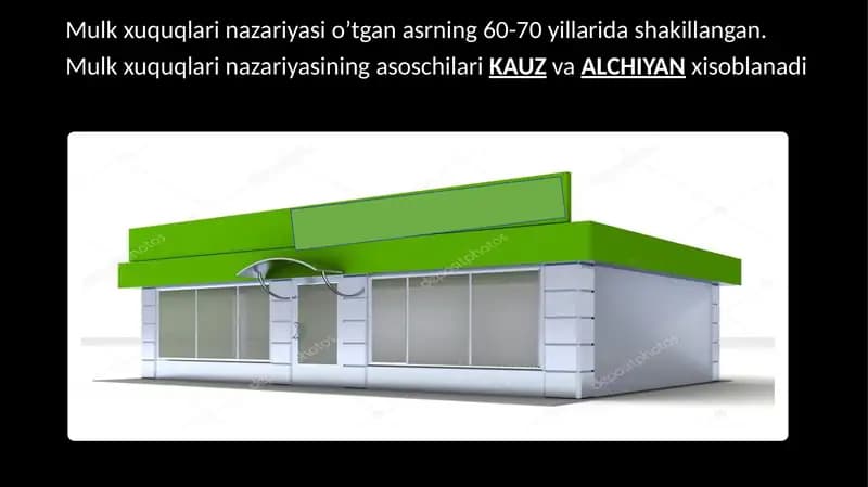 Mulk xuquqlari nazariyasi