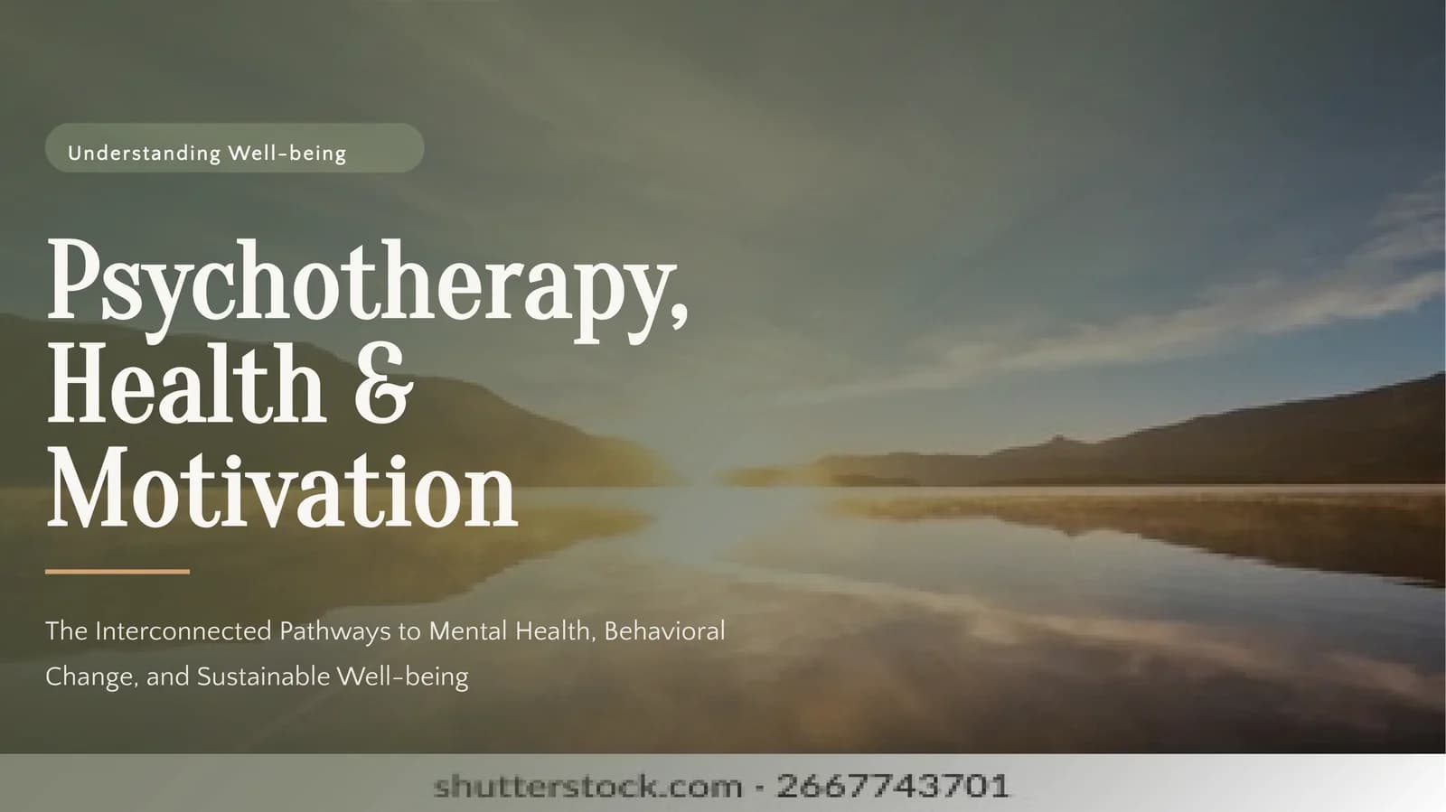 The Interconnected Pathways to Mental Health, Behavioral Change, and Sustainable Well-being