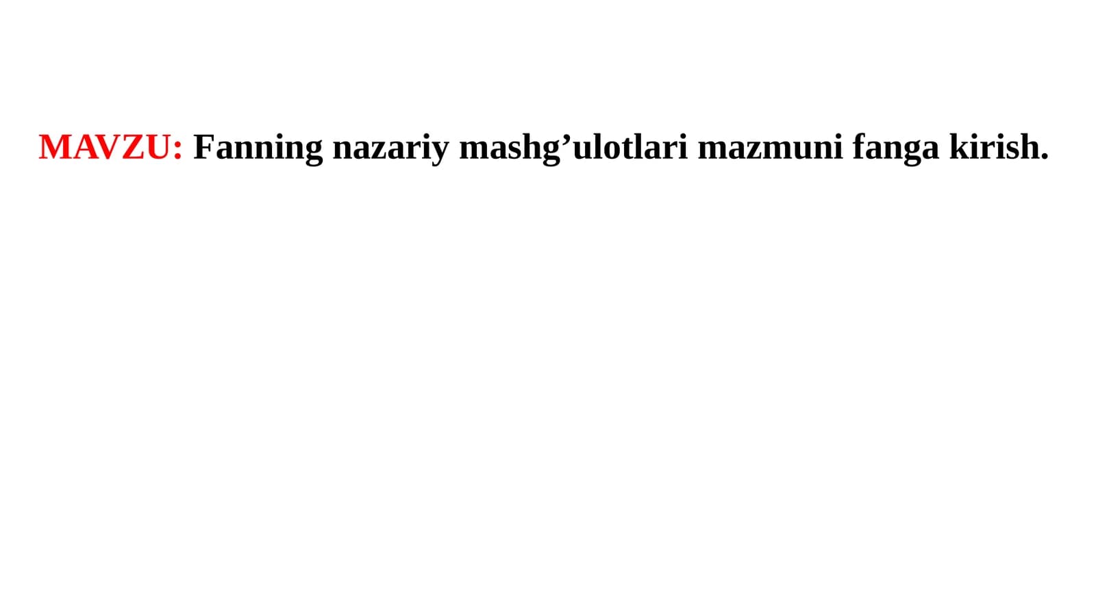 Kimyoviy injiniring fanining ahamiyati va dolzarbligi