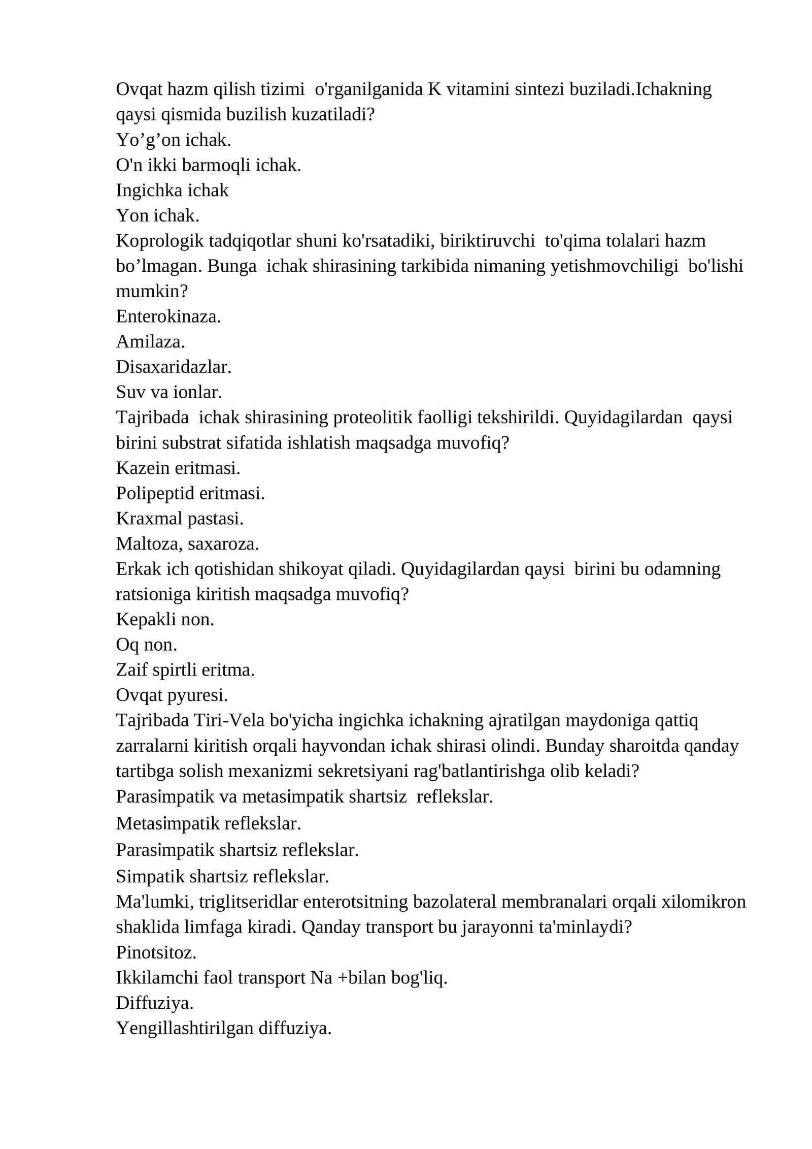 K vitamini sintezi