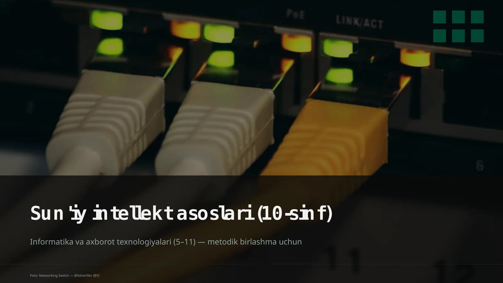 Sun'iy intellekt asoslari (10-sinf)