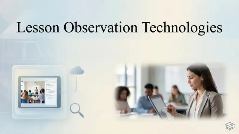 Lesson observation technologies