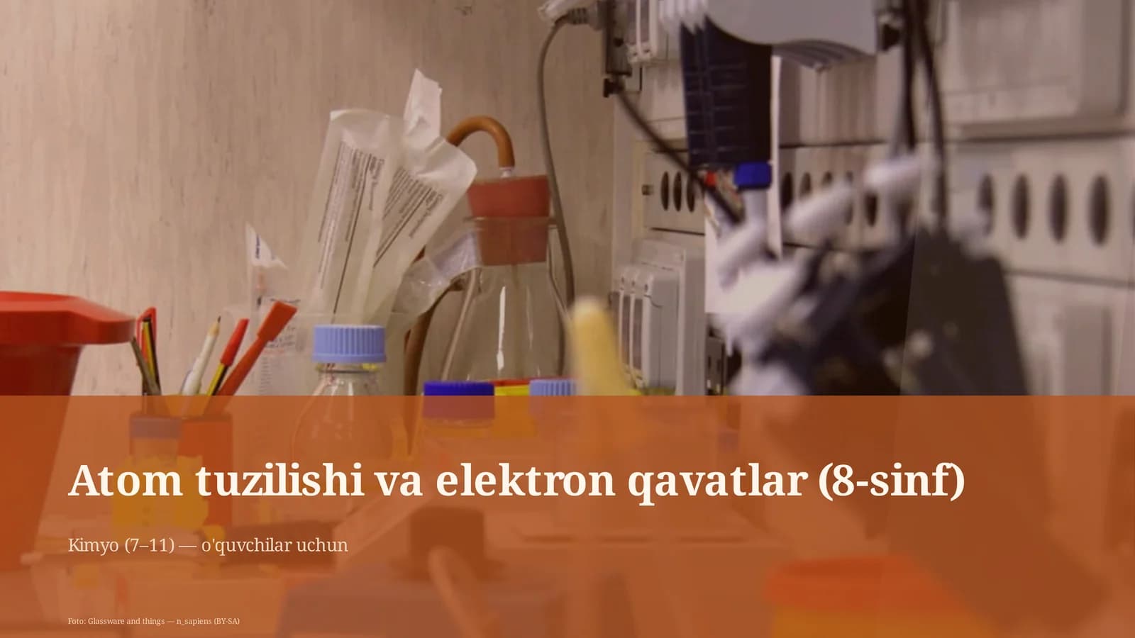 Atom tuzilishi va elektron qavatlar (8-sinf)