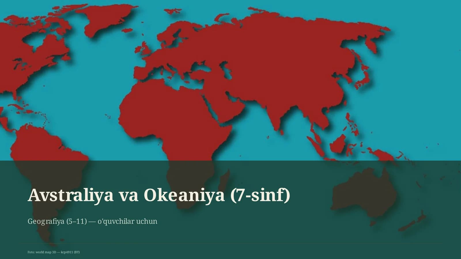 Avstraliya va Okeaniya (7-sinf)