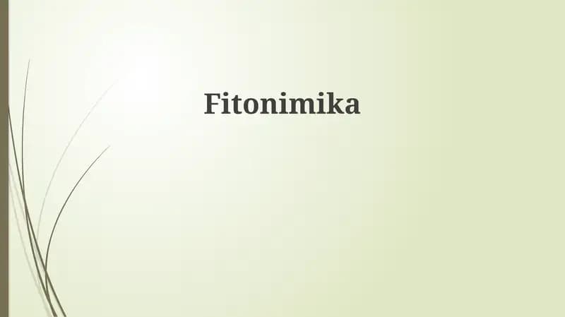 Fitonimika