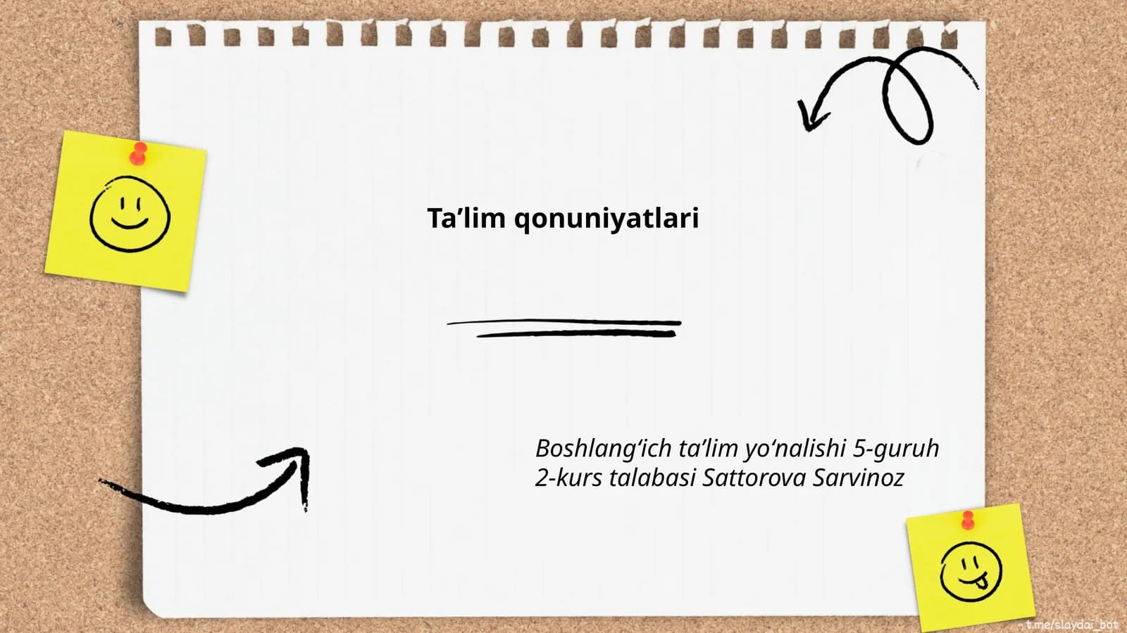 Taʼlim qonuniyatlari