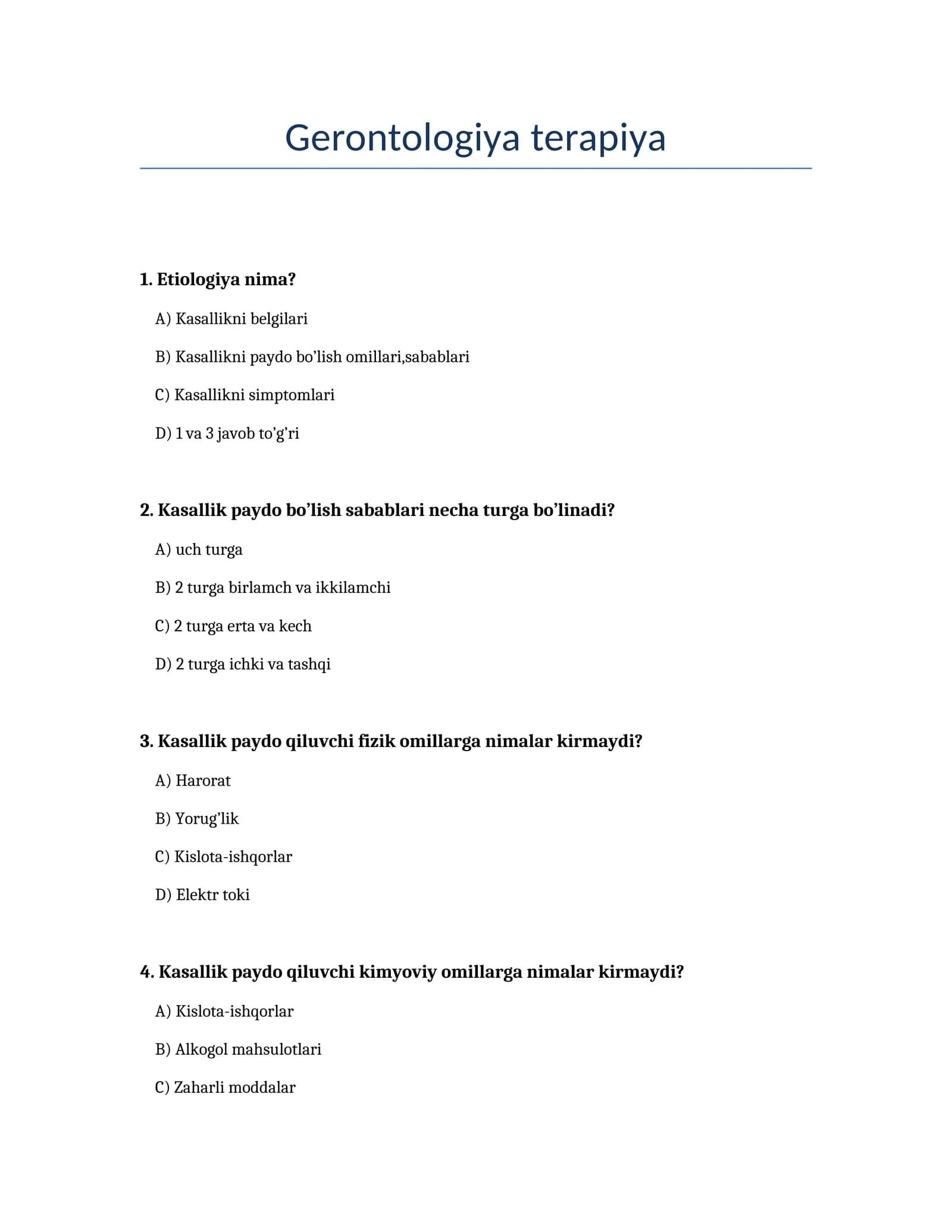 Gerontologiya terapiya