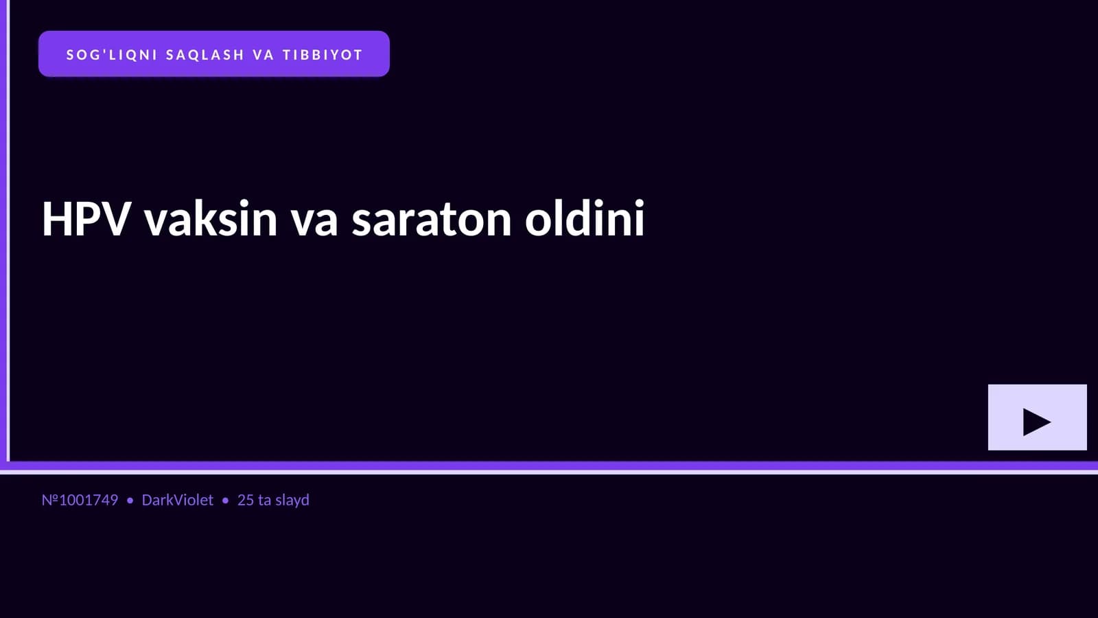 HPV vaksin va saraton oldini