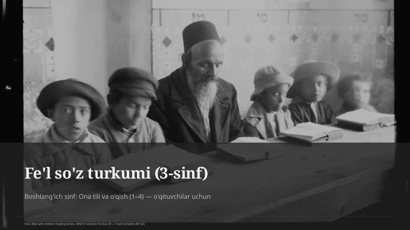 Fe'l so'z turkumi (3-sinf)