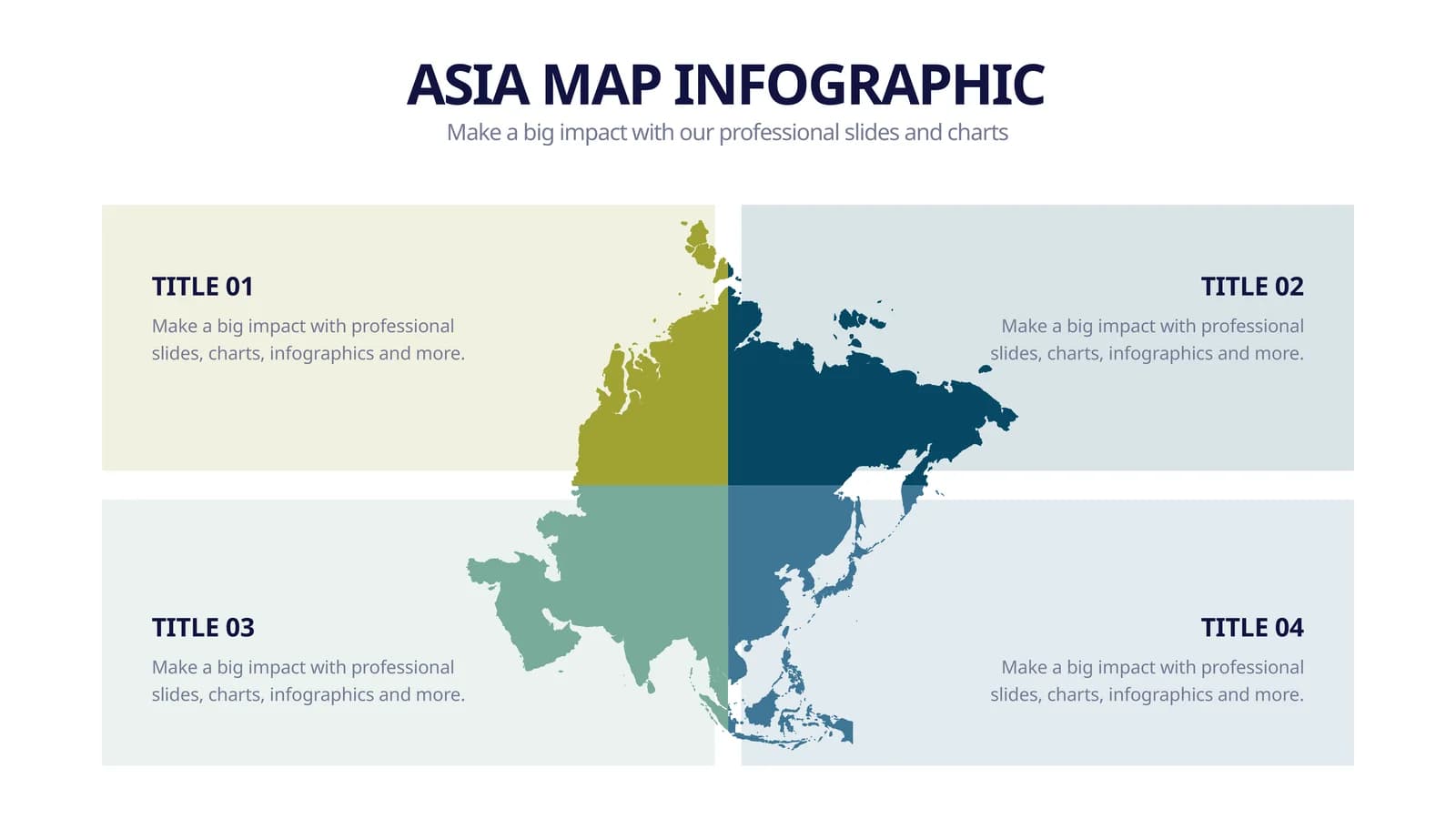 ASIA MAP INFOGRAPHIC