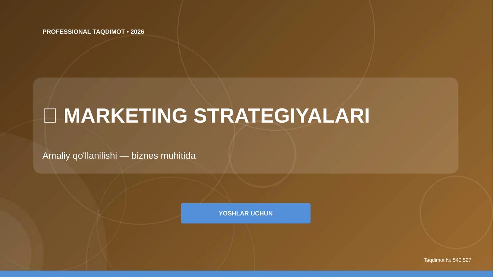 MARKETING STRATEGIYALARI