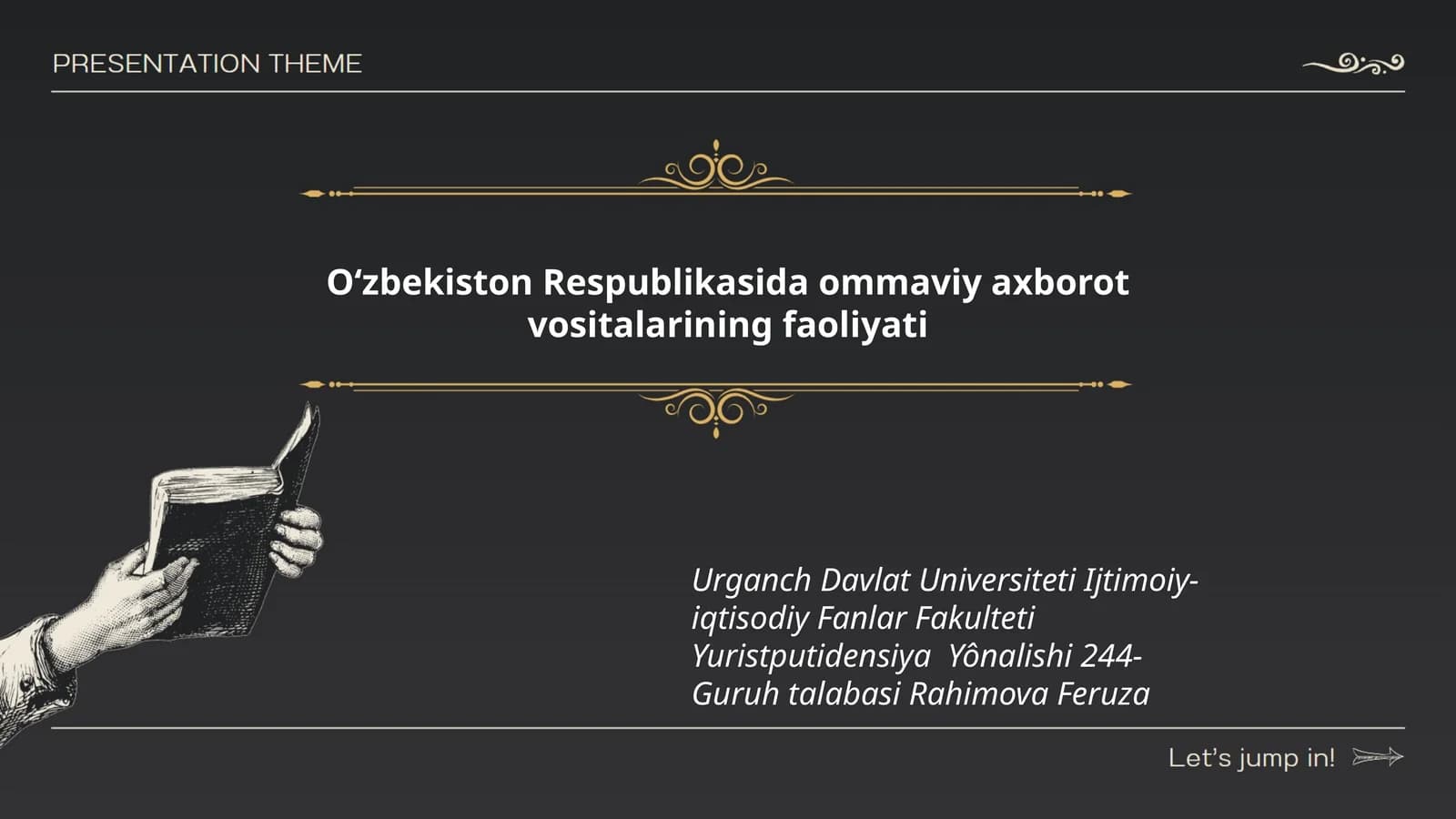Oʻzbekiston Respublikasida ommaviy axborot vositalarining faoliyati