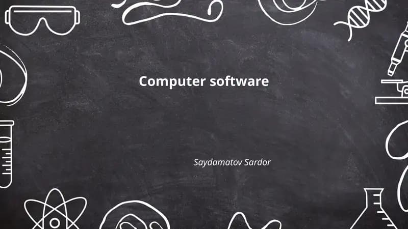 Computer software