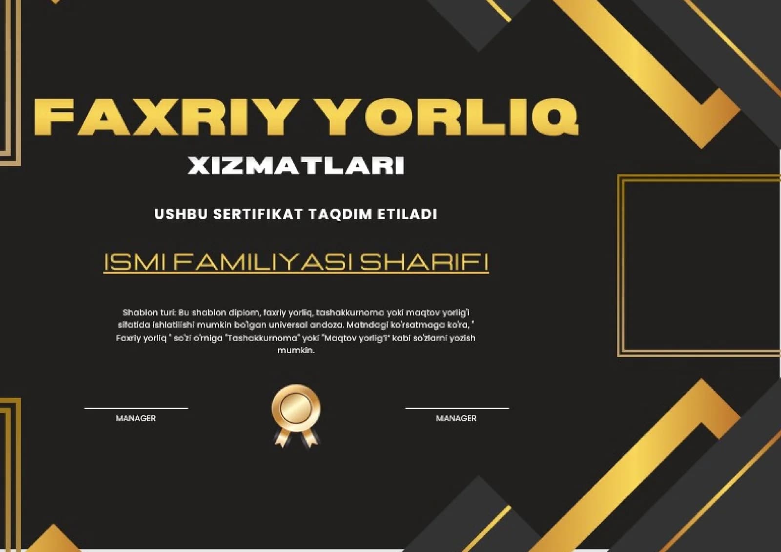 FAXRIY YORLIQ XIZMATLARI