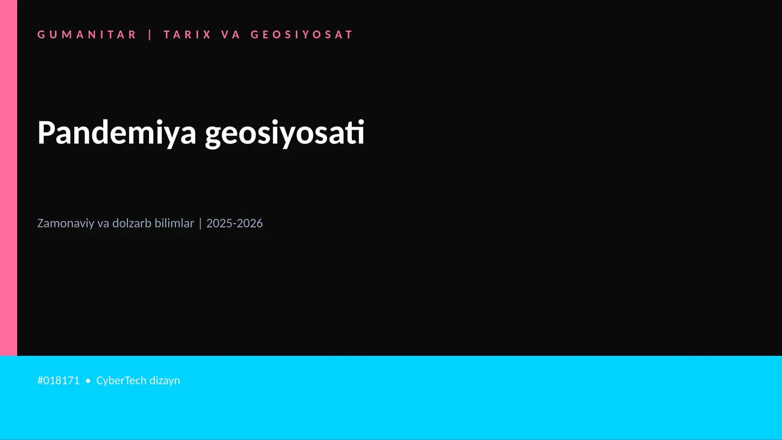 Pandemiya geosiyosati