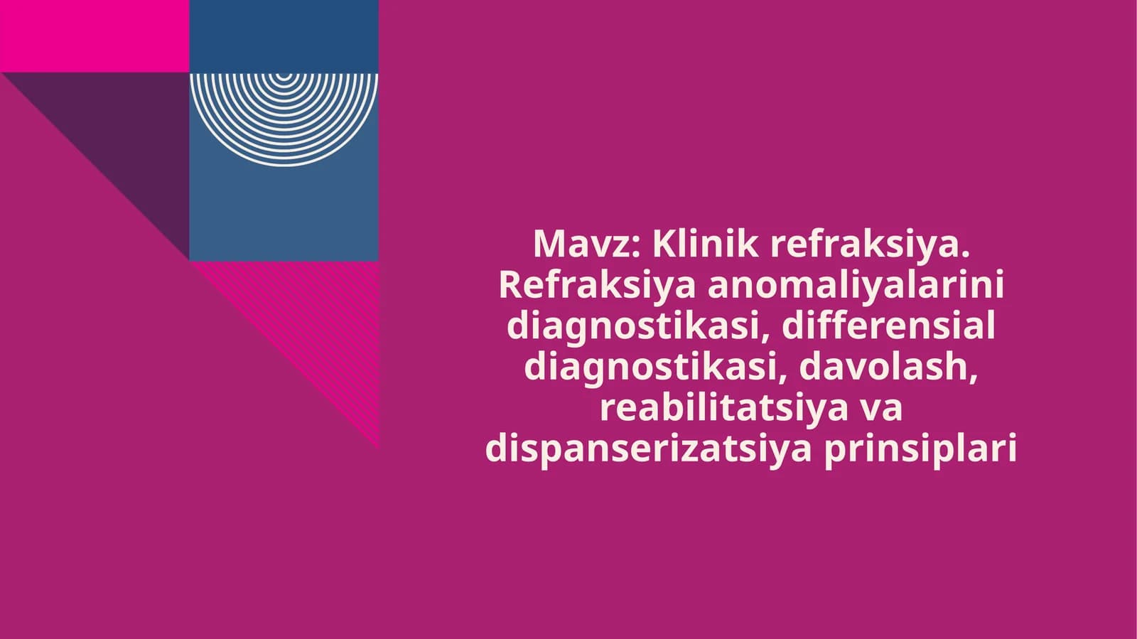 Klinik refraksiya