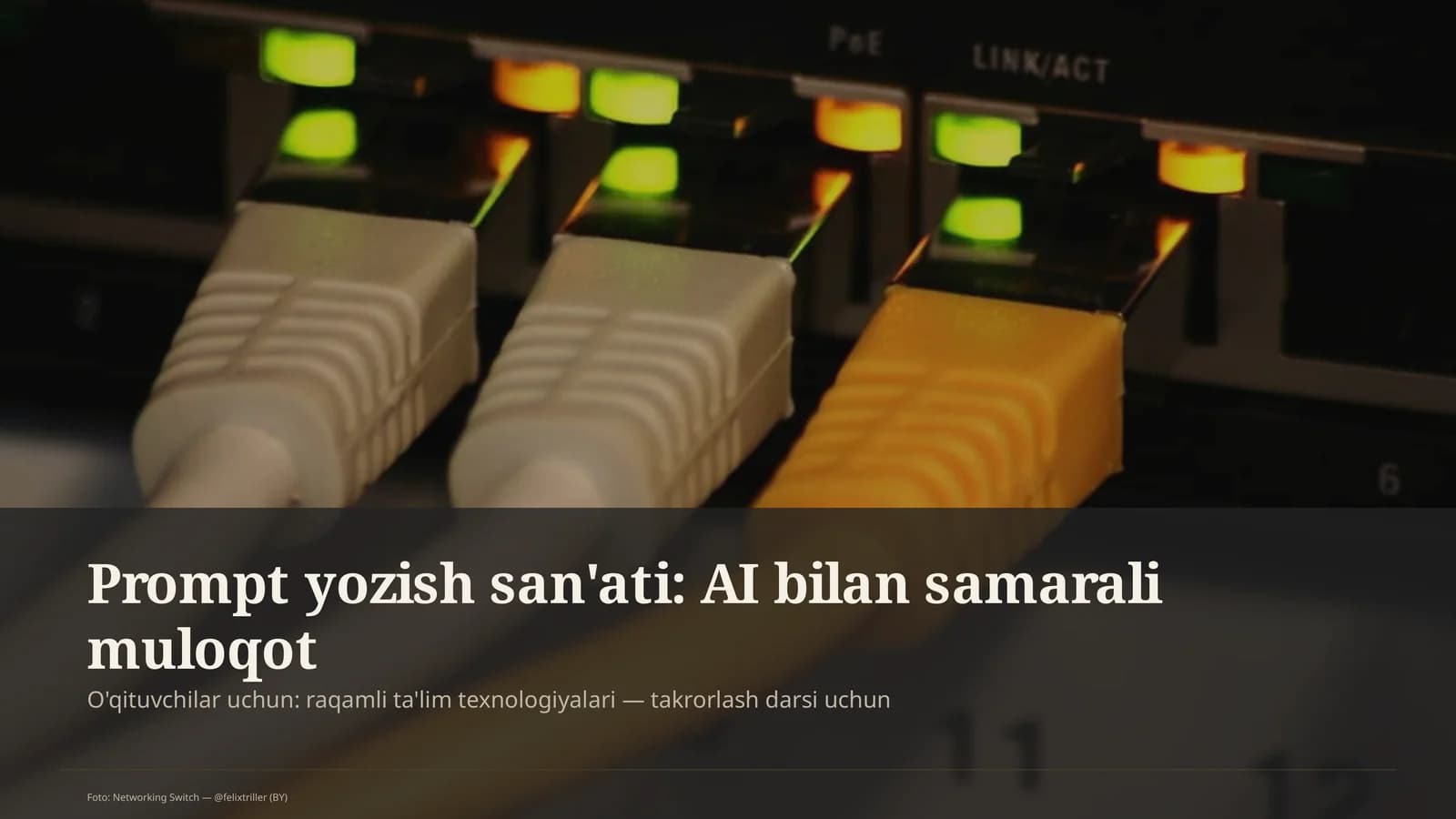 Prompt yozish san'ati: AI bilan samarali muloqot