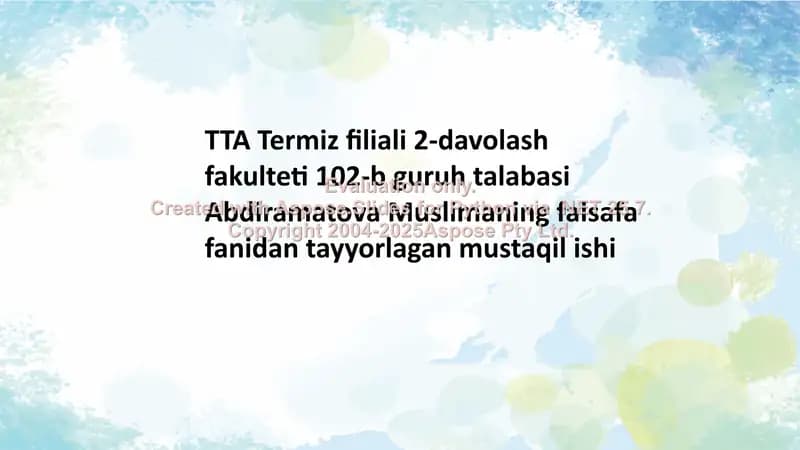 F.Gegelning tarix falsafasi mohiyati