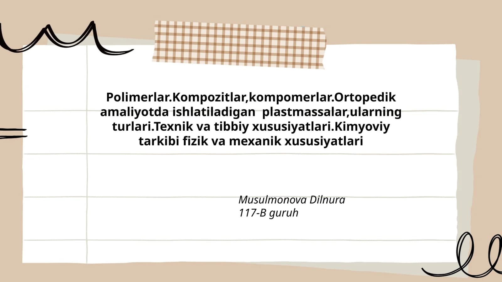 Ortopedik amaliyot plastmassalari