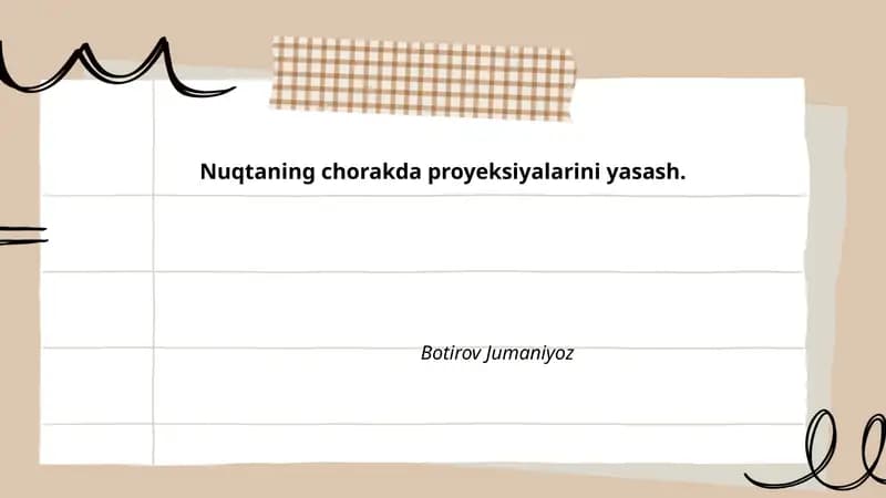Proyeksiyalash