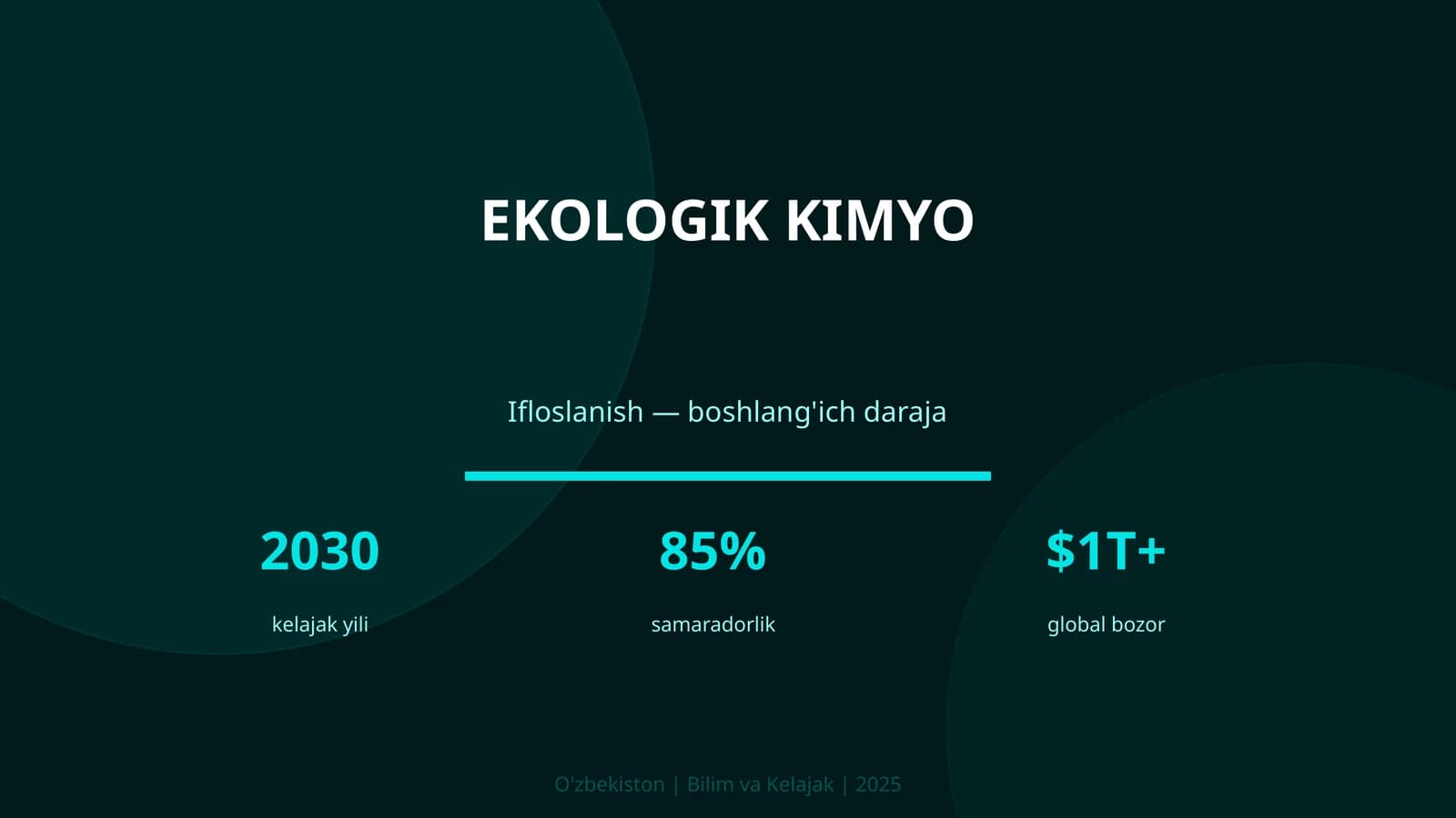 Ekologik kimyo