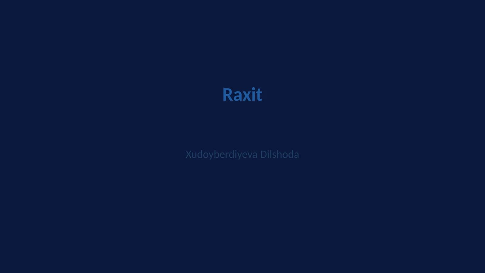 Raxit