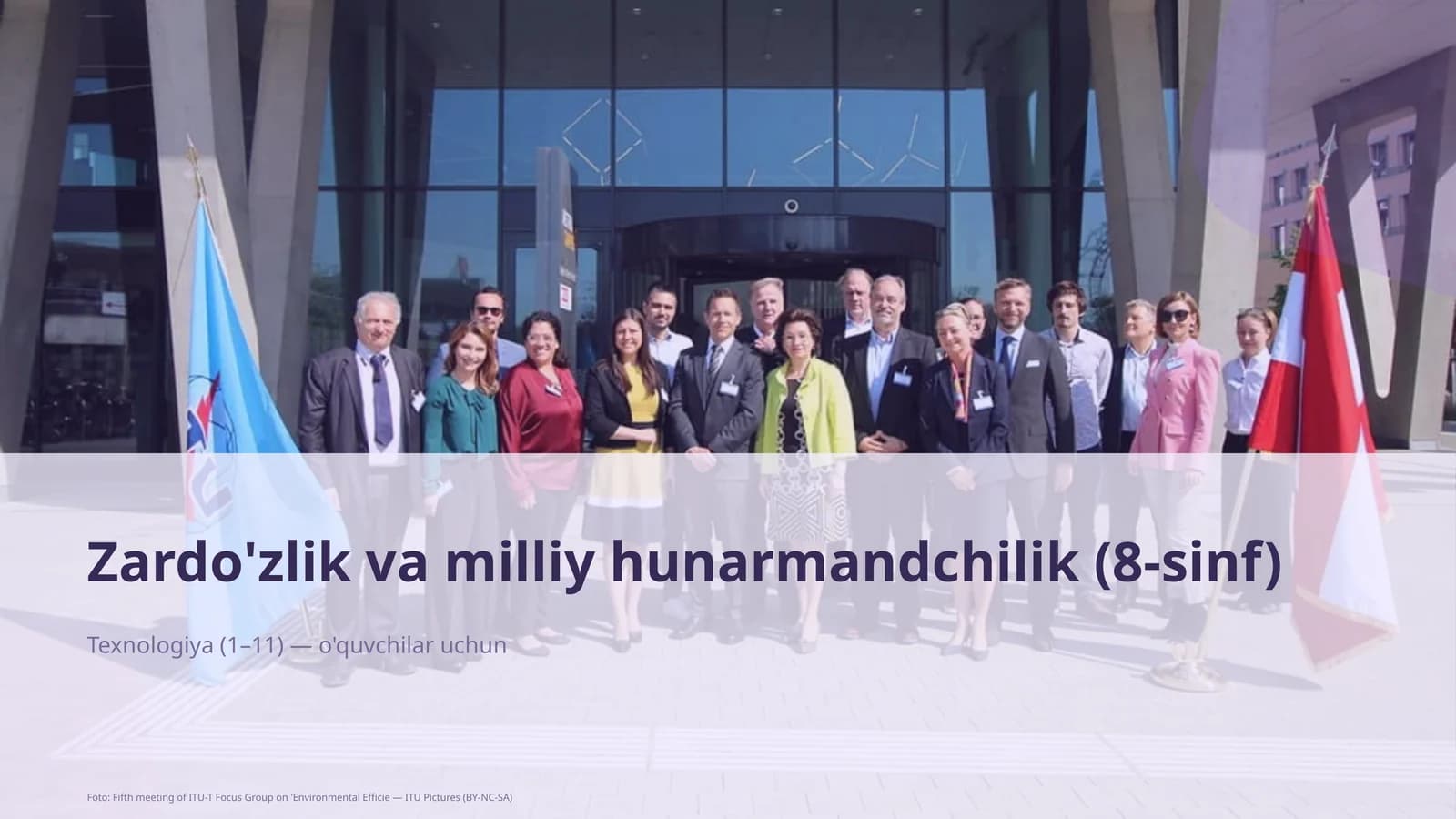 Zardo'zlik va milliy hunarmandchilik (8-sinf)