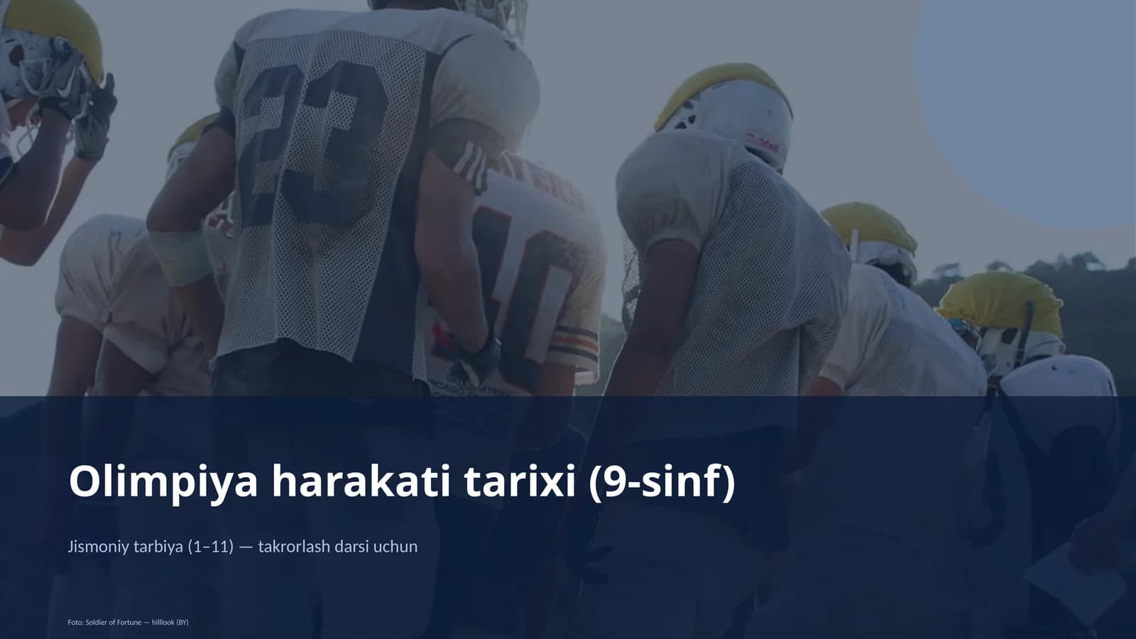 Olimpiya harakati tarixi (9-sinf)