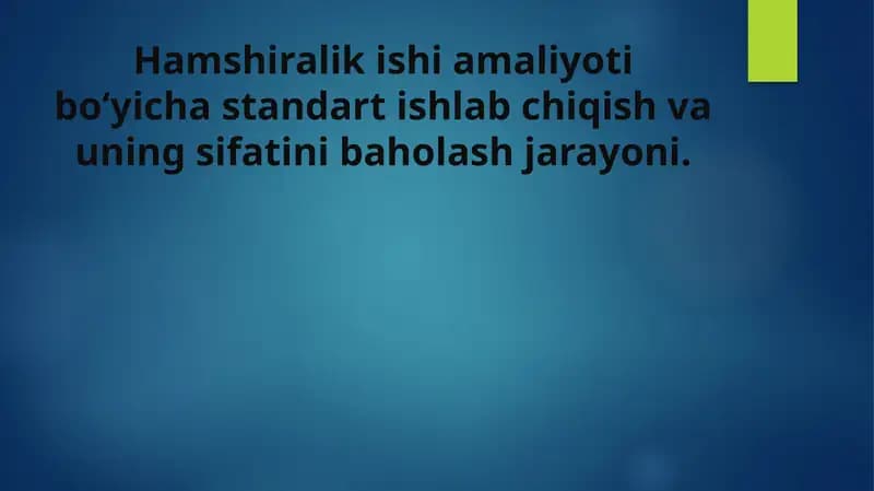 Standartishlabchiqish