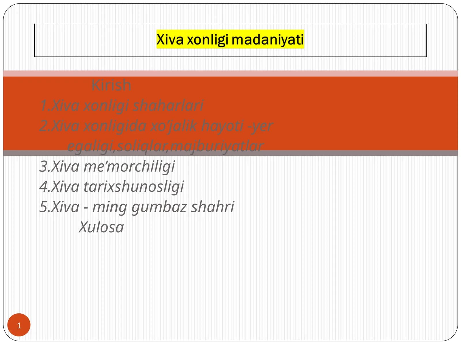 Xiva tarixshunosligi