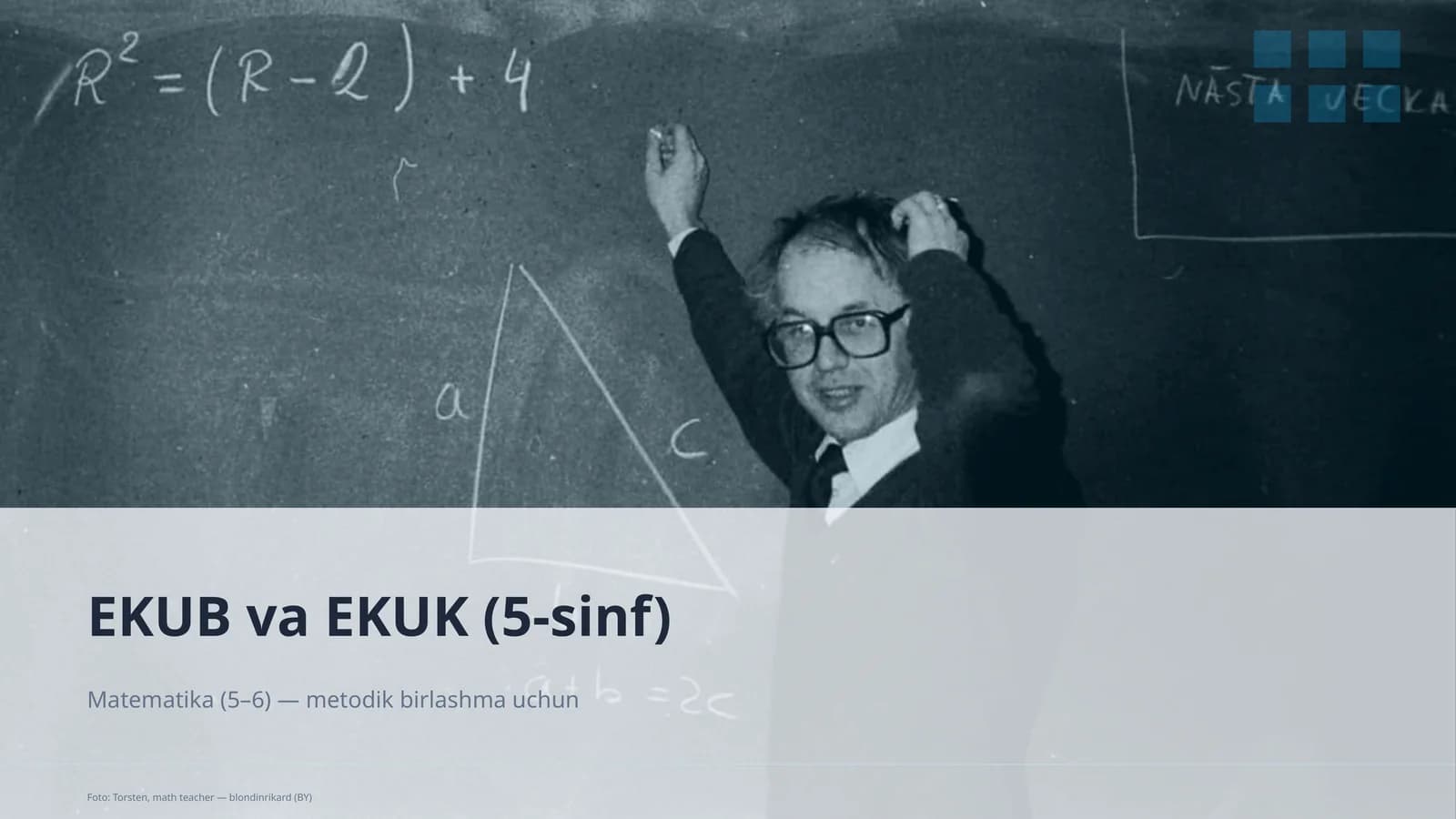 EKUB va EKUK (5-sinf)