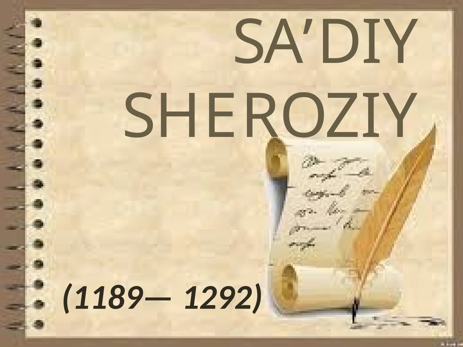 Sa’diy Sheroziy
