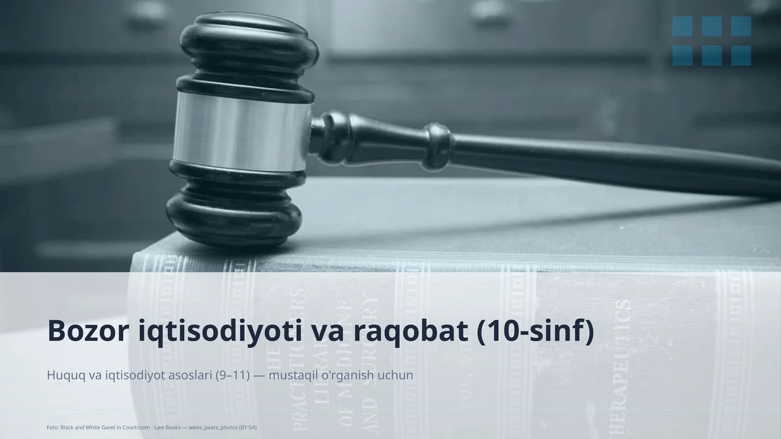 Bozor iqtisodiyoti va raqobat (10-sinf)