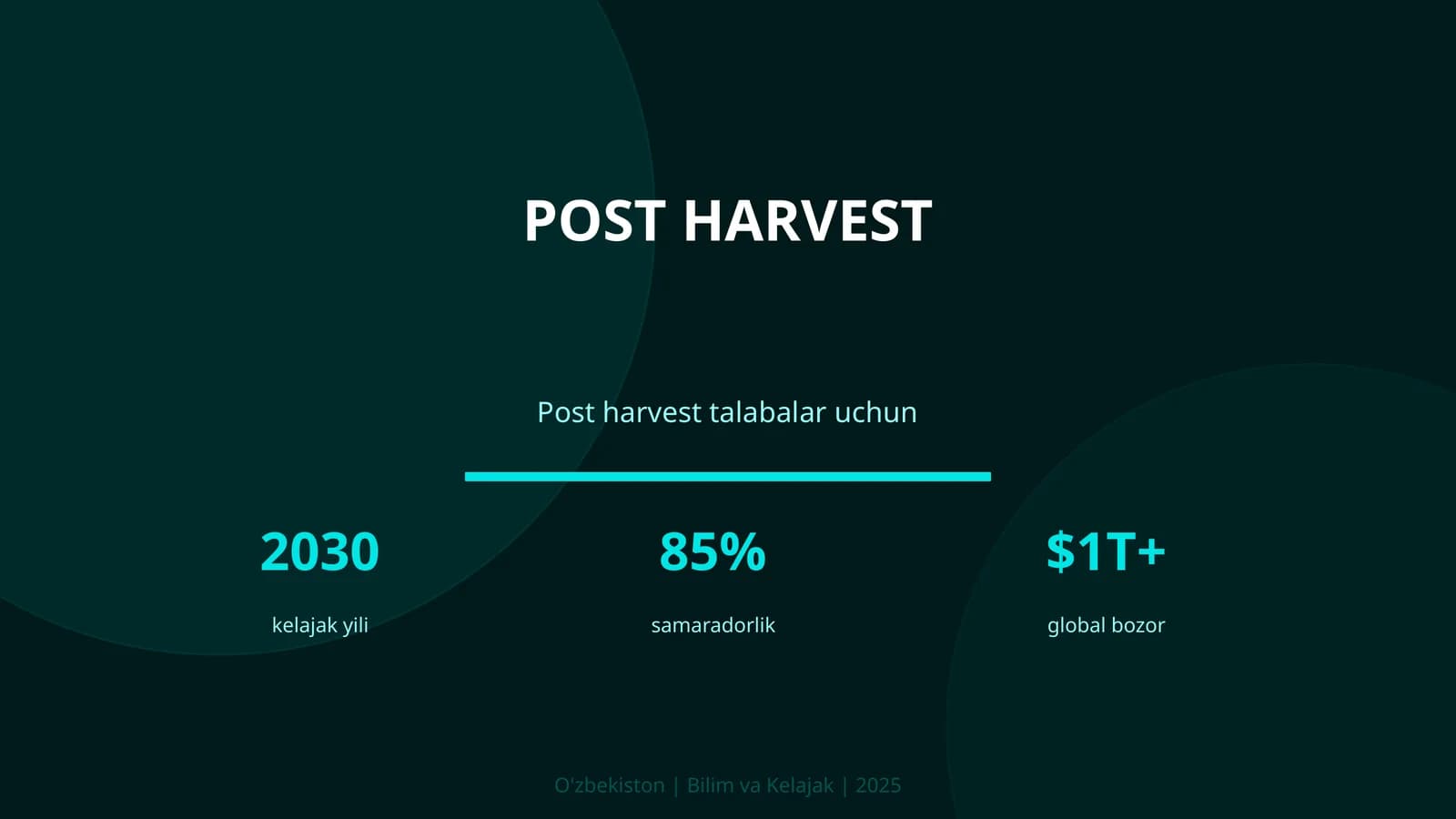 POST HARVEST