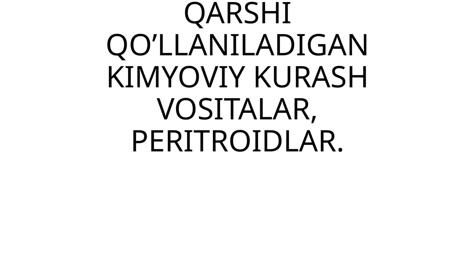 PERITROIDLAR