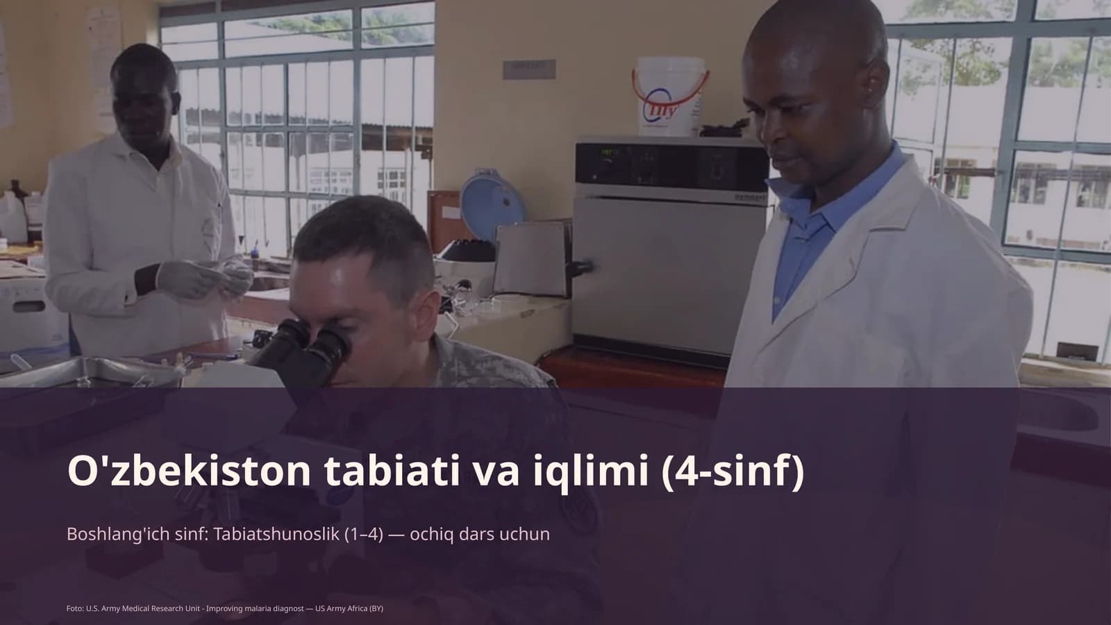 O'zbekiston tabiati va iqlimi (4-sinf)