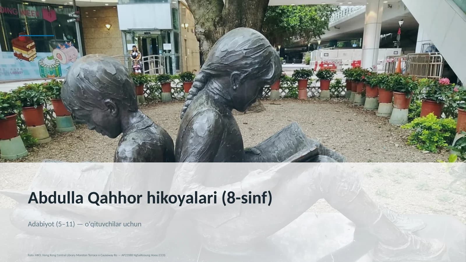 Abdulla Qahhor hikoyalari (8-sinf)