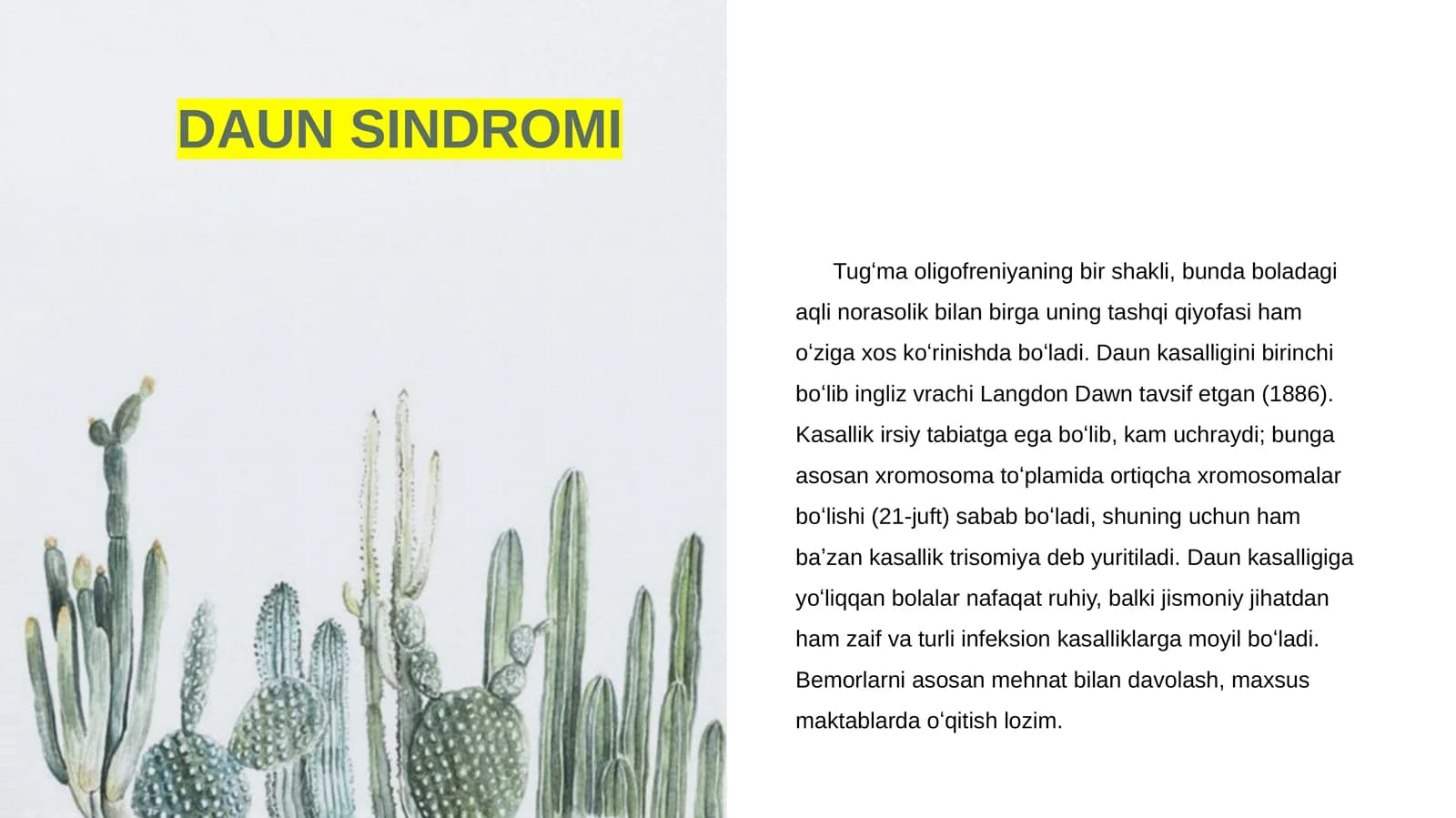 DAUN SINDROMI
