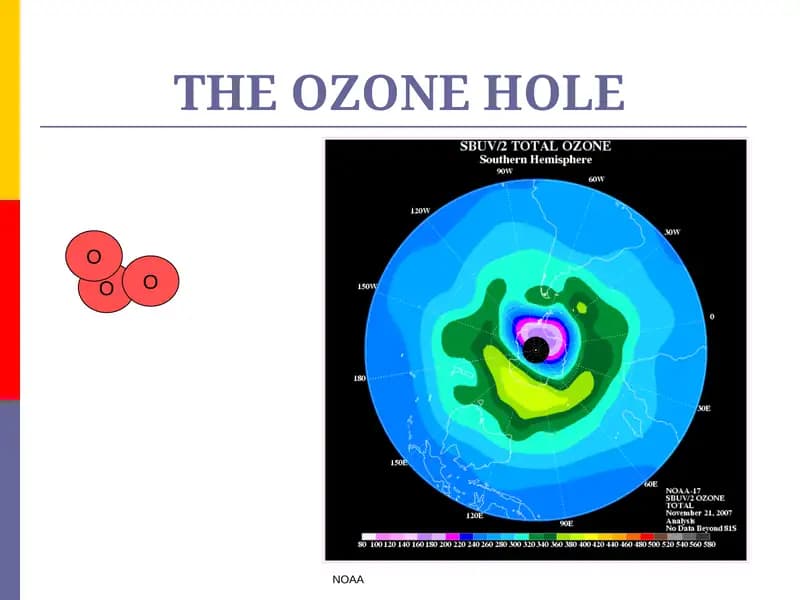 THE OZONE HOLE